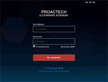 Tablet Screenshot of proactech-academy.net